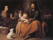 Holy Family and the birds